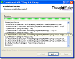 Development Notes: Setting up local developers with CCTray